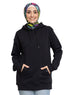 Black Over Size Hoodie - Khotwh